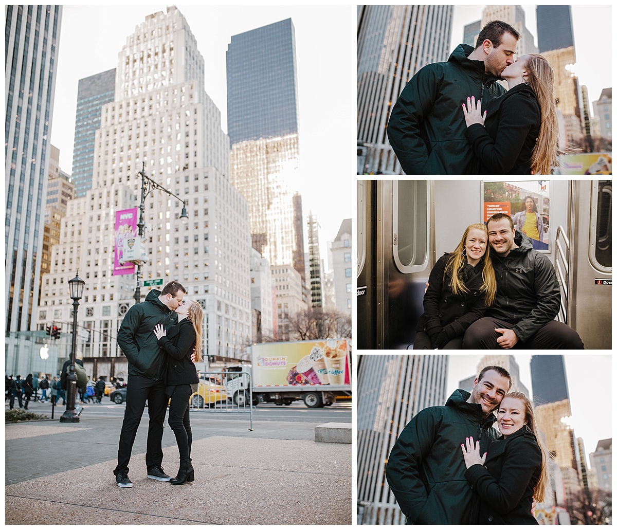 Manhattan - NYC Destination Engagement Session - Sara & Tim