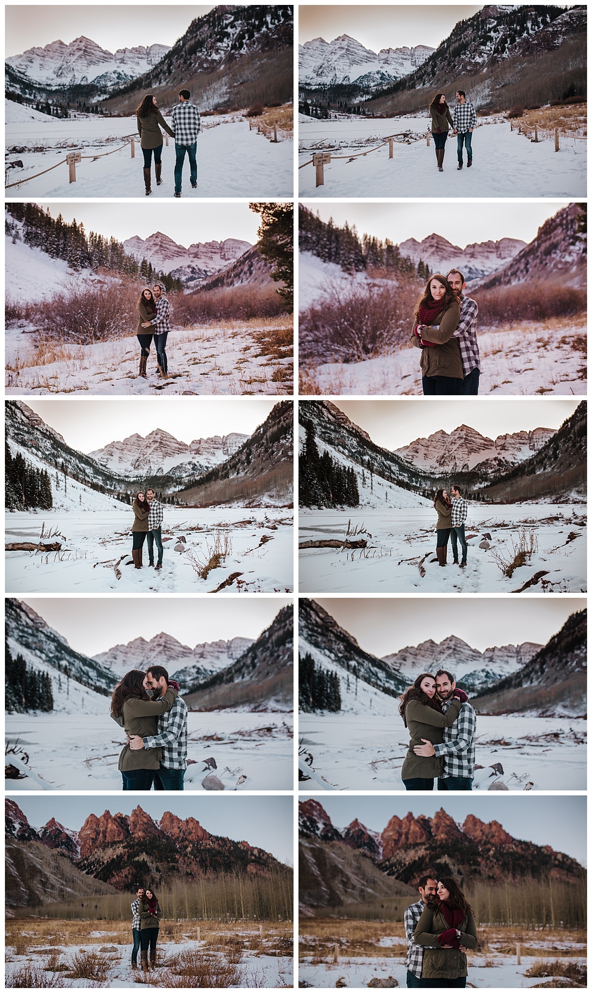 Maroon Bells Colorado Engagement Session - Rachel & Matt - Lindsay Dawn Photography