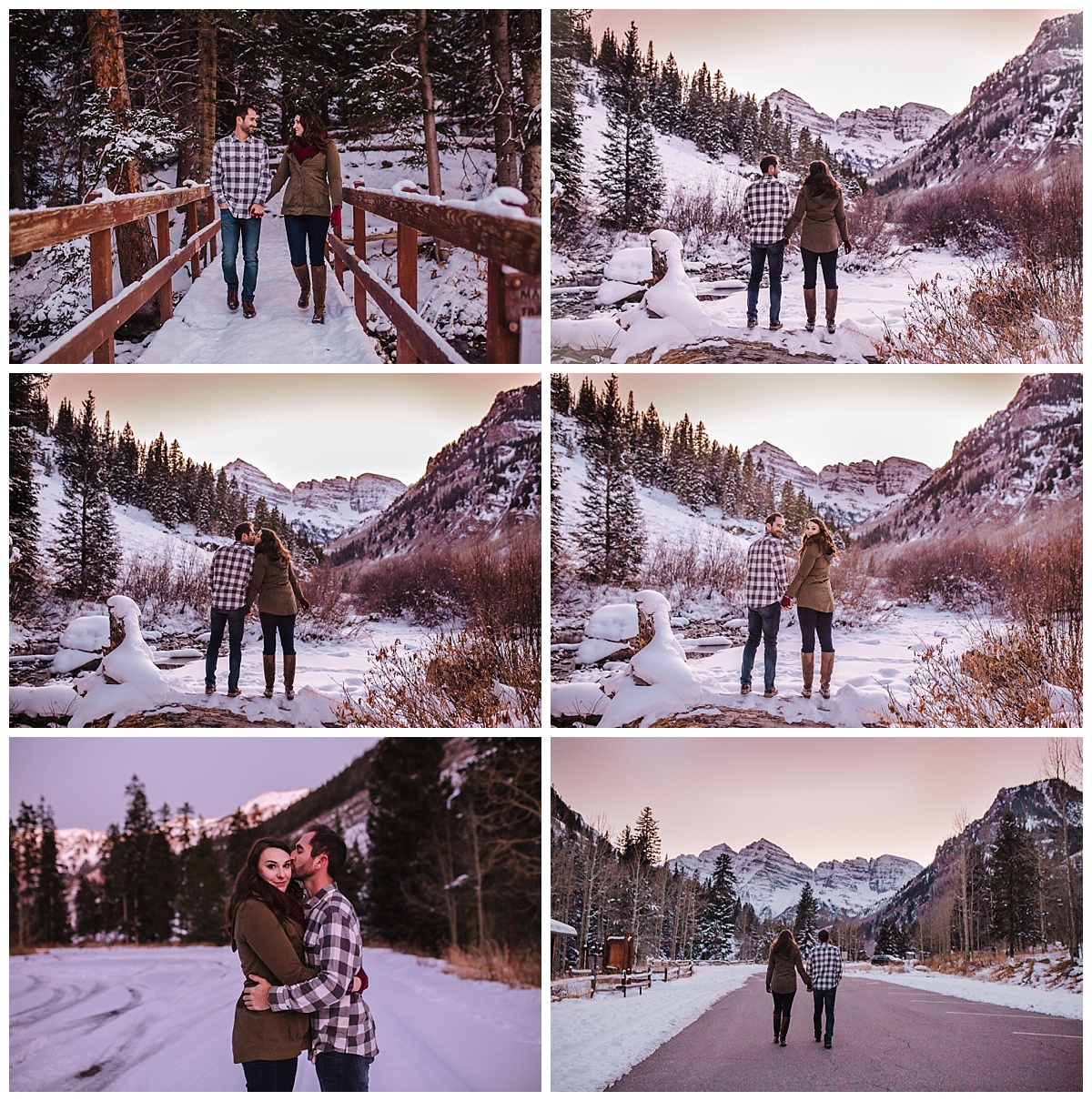 Maroon Bells Colorado Engagement Session - Rachel & Matt - Lindsay Dawn Photography