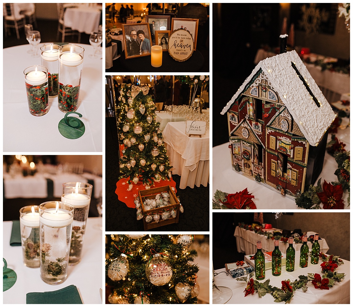 Mr. & Mrs. Lewis - Christmas Themed Wedding - The Hyatt Regency Cleveland at the Arcade - La Vera Party Center- Lindsay Dawn Photography